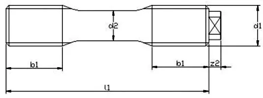 DIN 2510 Form L Stud Bolt Dimensions