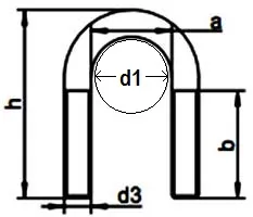 DIN 3570 U Bolt Dimensions